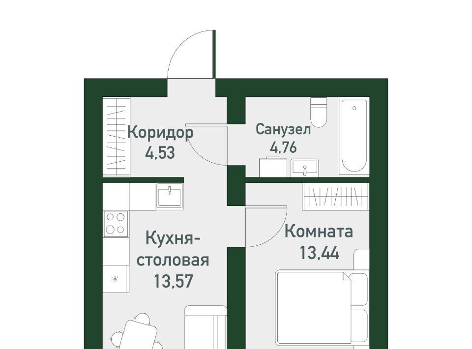 квартира г Екатеринбург Чкаловская Твоя Привилегия жилой комплекс фото 1