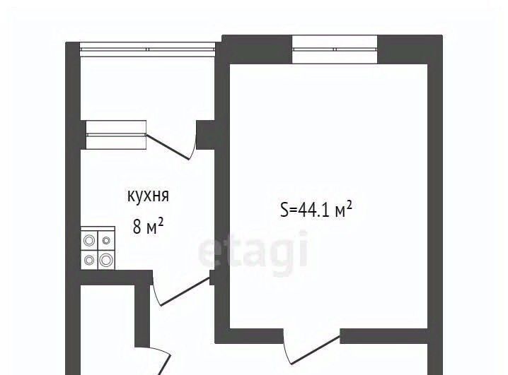 квартира г Брянск р-н Советский ул Авиационная 19 фото 21