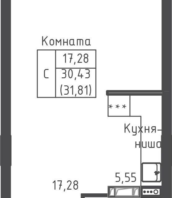 квартира городской округ Дмитровский д Рыбаки жилой комплекс Зелёный Город фото 1