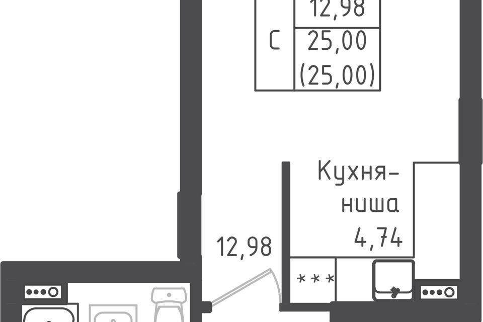 квартира городской округ Дмитровский д Рыбаки жилой комплекс Зелёный Город фото 1