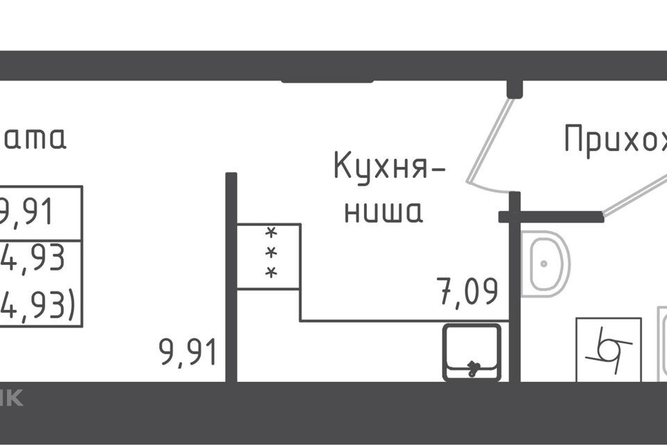 квартира городской округ Дмитровский д Рыбаки жилой комплекс Зелёный Город фото 1