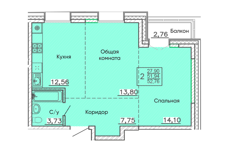 квартира г Улан-Удэ Улан-Удэ городской округ, Октябрьский фото 1