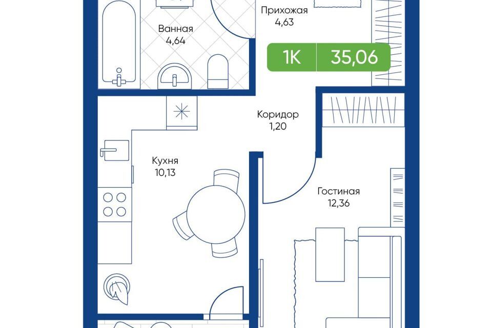 квартира г Новосибирск р-н Дзержинский Дзержинский, городской округ Новосибирск фото 1