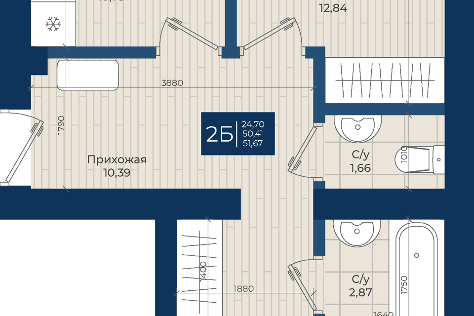 квартира р-н Зеленодольский с Осиново Республика Татарстан Татарстан фото 1