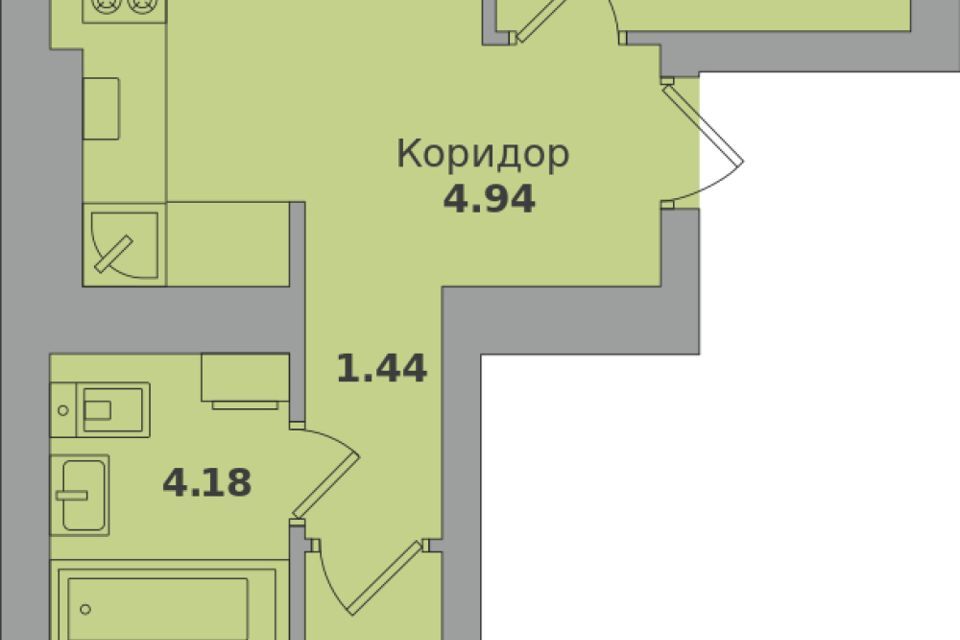 квартира г Калининград р-н Московский городской округ Калининград, Жилой комплекс Родина фото 1