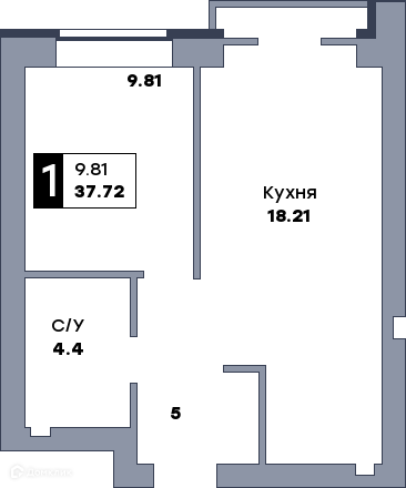 квартира г Самара р-н Куйбышевский Самара городской округ, Куйбышевский фото 1