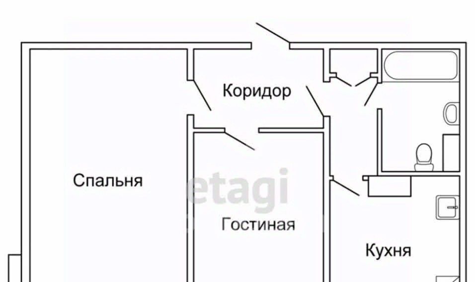 квартира г Кострома ул Рабочая 3-я 35 фото 11