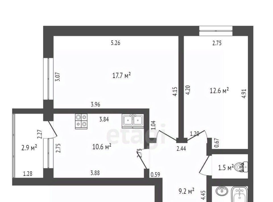 квартира г Стерлитамак ул Артема 118 фото 11