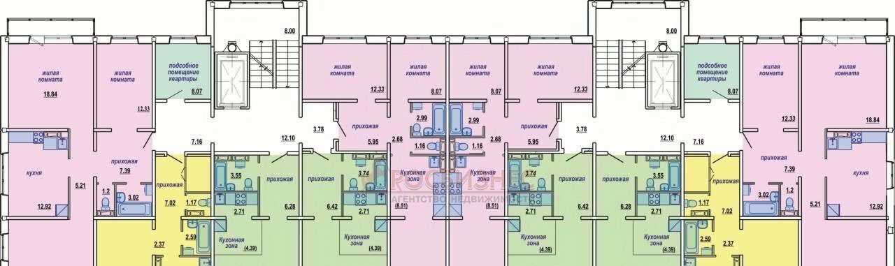 квартира г Новосибирск Золотая Нива ул В.Высоцкого 139/16 фото 3