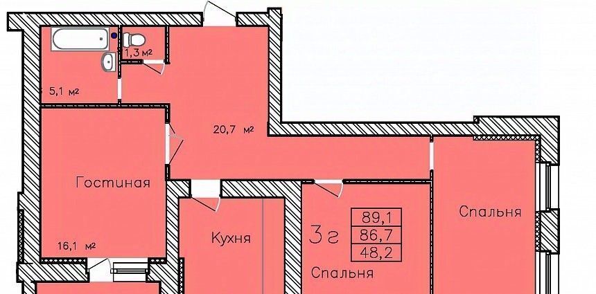 квартира г Тамбов р-н Октябрьский Радужный ул Сабуровская 1бк/1 фото 1
