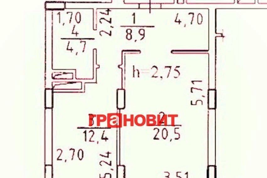 квартира г Новосибирск р-н Октябрьский Золотая Нива ул Бориса Богаткова 208/2 фото 2