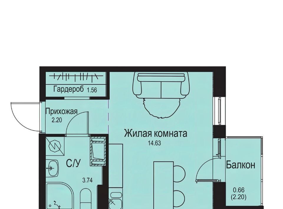 квартира р-н Всеволожский д Новосергиевка Заневское городское поселение, Улица Дыбенко фото 1