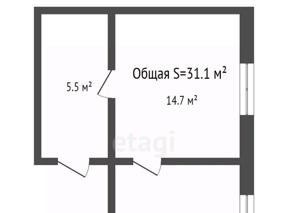 комната р-н Дятьковский г Дятьково 12-й микрорайон 2 фото 2