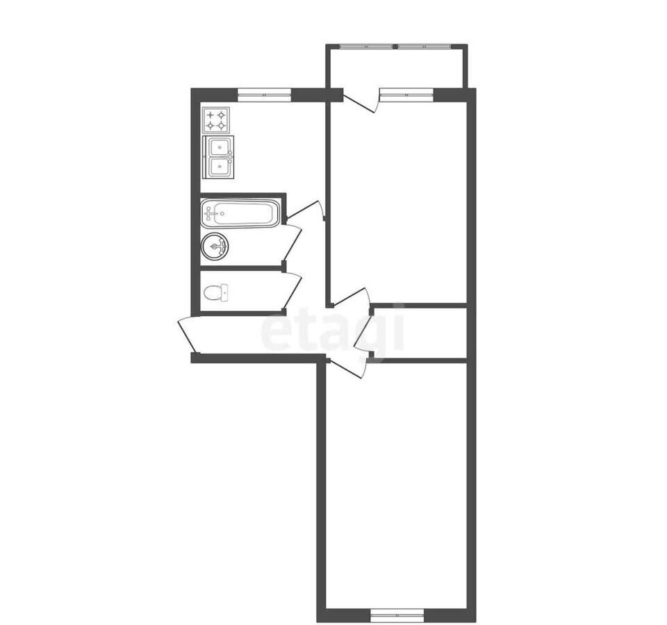 квартира г Омск р-н Октябрьский ул 3-я Молодежная 52 фото 17