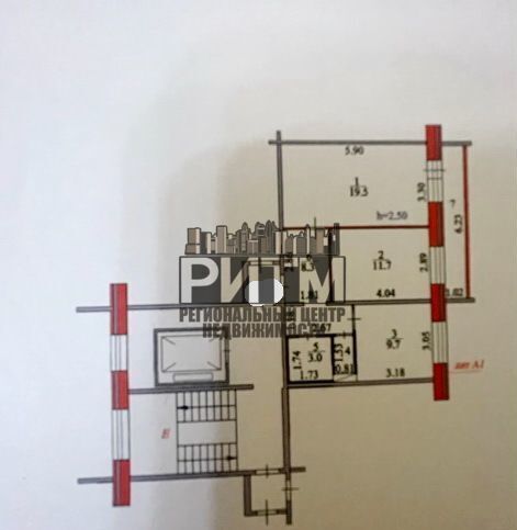 квартира г Пенза Пенза-2 ул Ладожская 146 р-н Октябрьский фото 9