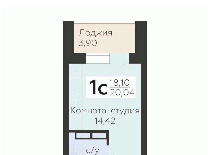 квартира г Орел р-н Заводской ул Панчука 83 ЖК «Nova Парк» фото 1