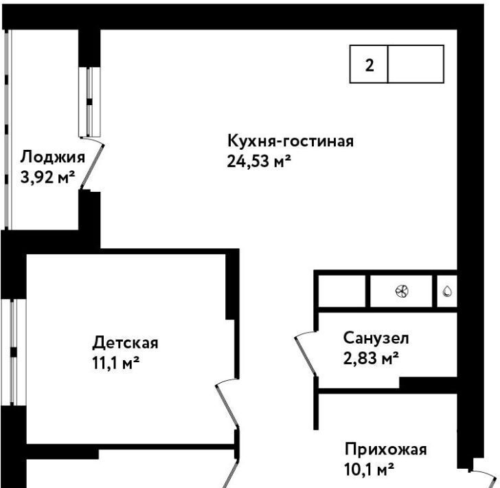 квартира г Тула р-н Привокзальный ул Седова 26к/2 ЖК «Фамилия» фото 18