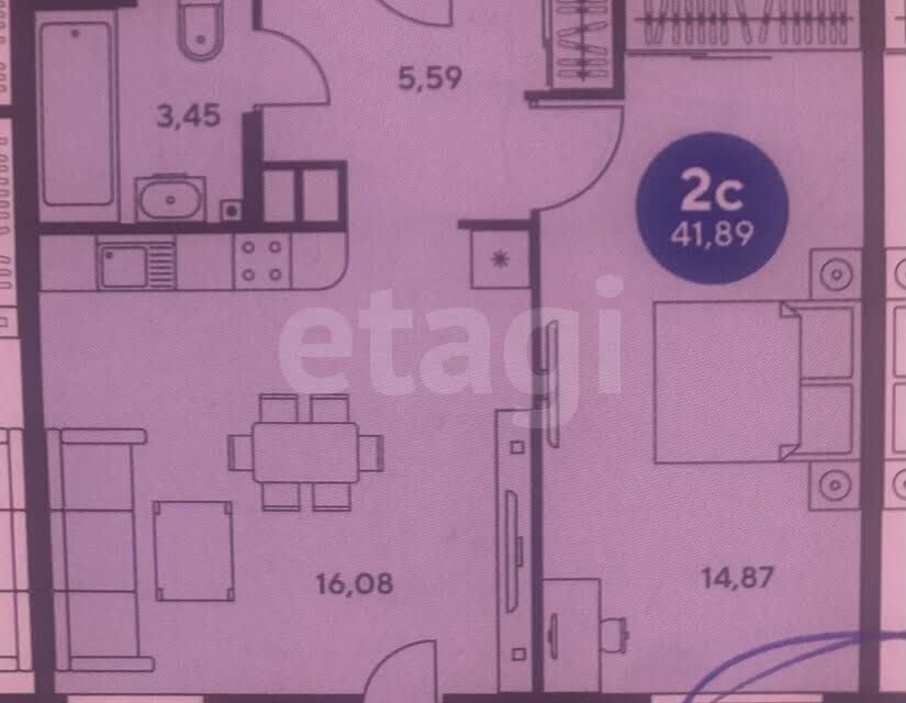 квартира г Ростов-на-Дону р-н Октябрьский ул Нансена 17б/4 ЖК Гринсайд Ростов-на-Дону городской округ фото 4