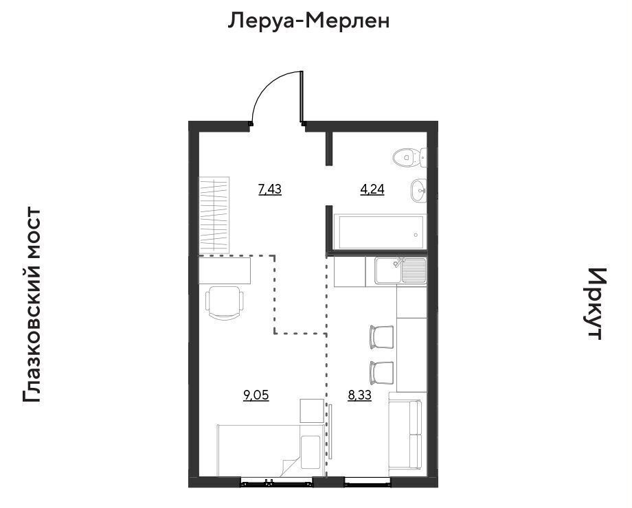 квартира г Иркутск р-н Свердловский ул Набережная Иркута 3 фото 1