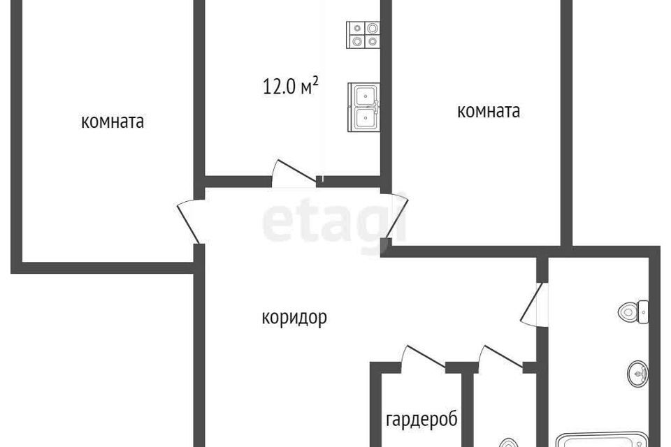 квартира г Оренбург р-н Промышленный ул Пролетарская 288/3 Оренбург городской округ фото 7