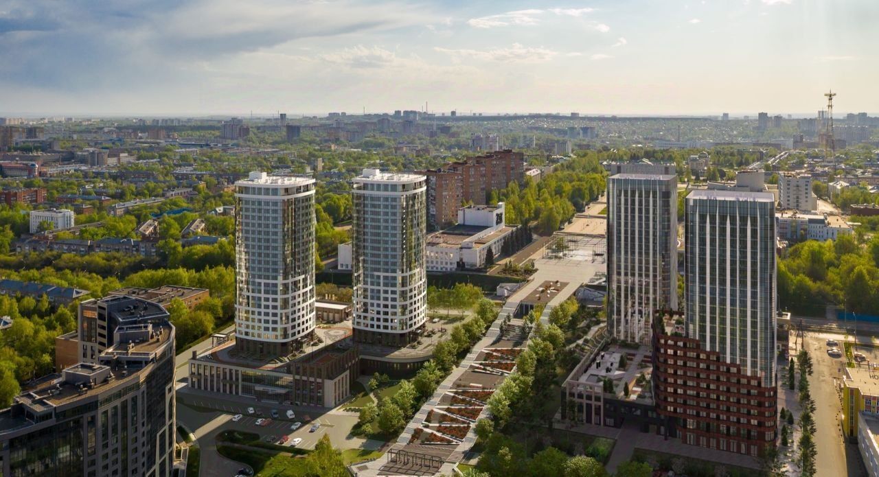 квартира г Ижевск р-н Октябрьский ул Лихвинцева 17 фото 3