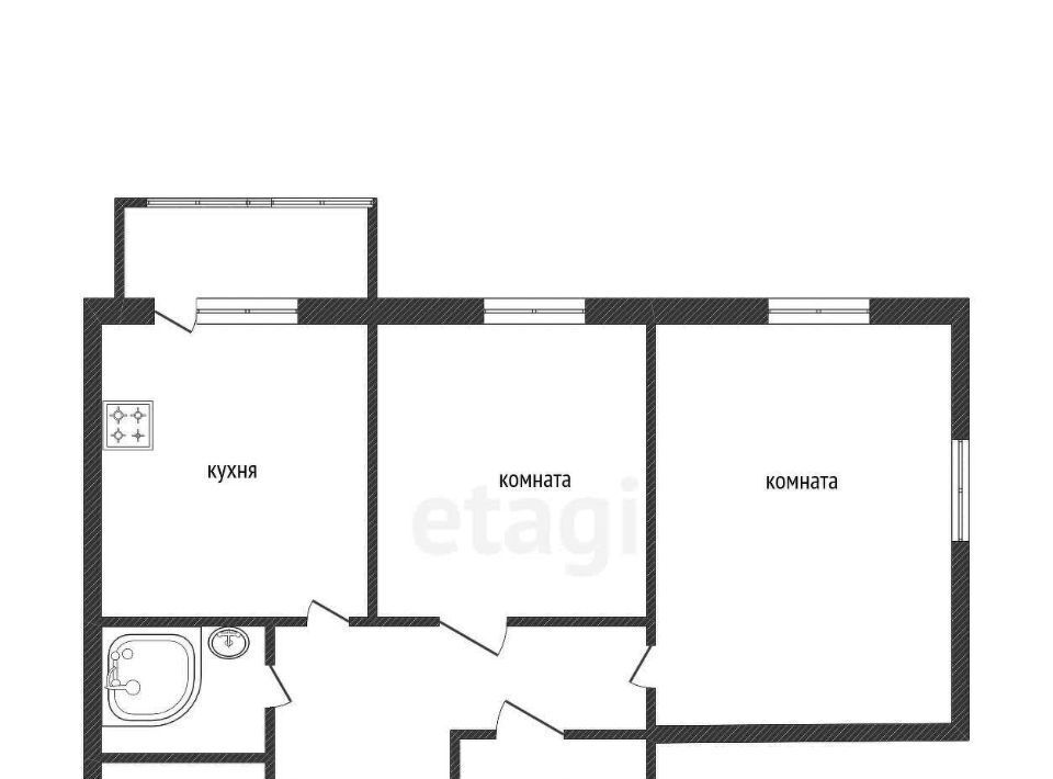 квартира г Кострома ул Давыдовская 20 фото 2