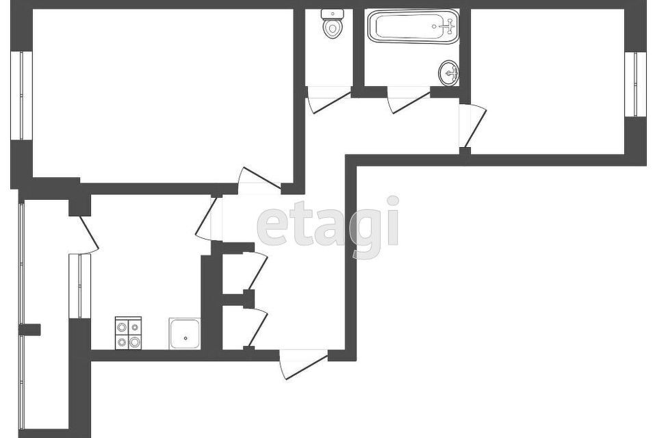 квартира р-н Конаковский п Озерки ул Октябрьская 10 фото 10