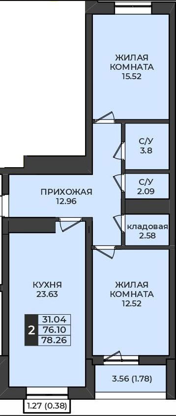 квартира г Оренбург ул Ильи Глазунова 3/1 городской округ Оренбург фото 6