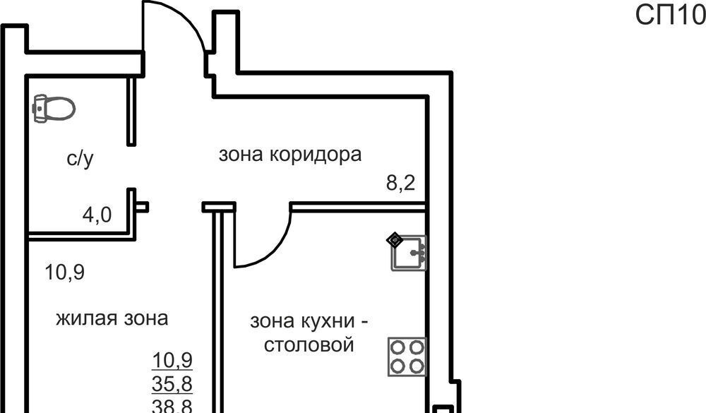 квартира г Череповец р-н Зашекснинский ул Любецкая 30 фото 1