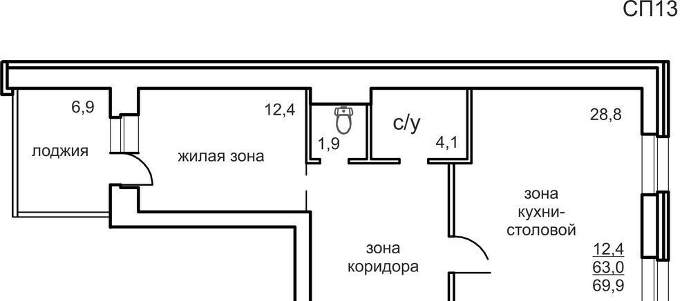 квартира г Череповец р-н Зашекснинский ул Любецкая 30 фото 1