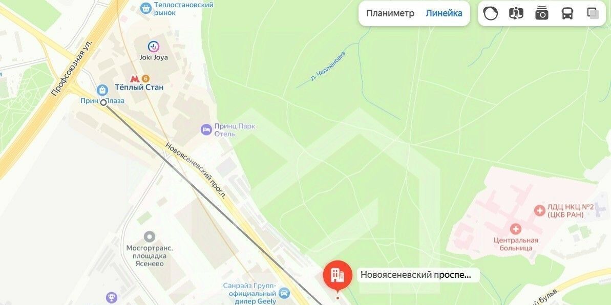 торговое помещение г Москва метро Теплый Стан пр-кт Новоясеневский 3в фото 11