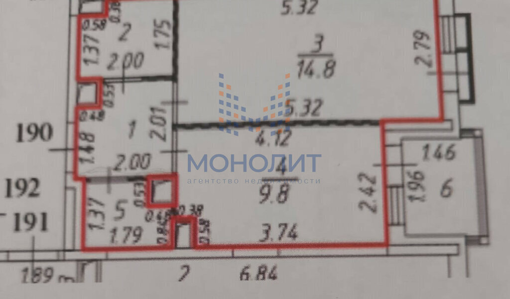 квартира городской округ Одинцовский с Перхушково р-н мкр Равновесие Одинцово, 6 фото 7