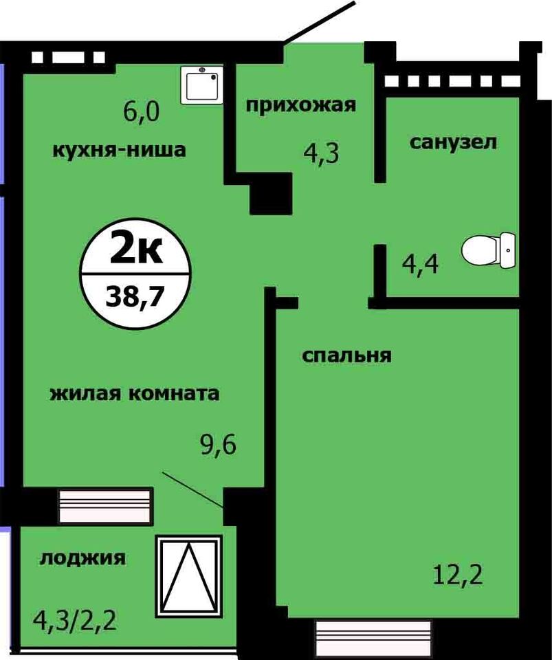 квартира г Красноярск р-н Свердловский ул Лесников фото 1