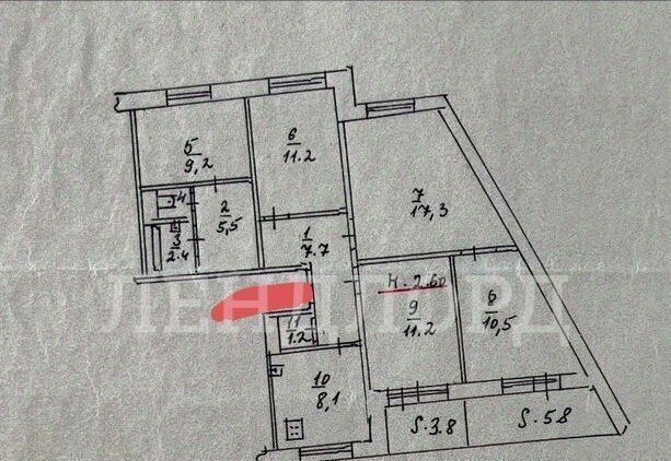 квартира г Ростов-на-Дону р-н Советский ул Зорге 31/1 фото 13