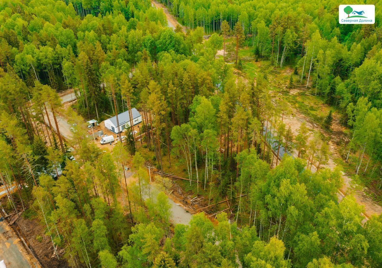 земля р-н Всеволожский 22 км, Всеволожский р-н, Токсовское городское поселение, коттеджный пос. Экофорест, Лесколово, Ленинградское шоссе фото 23