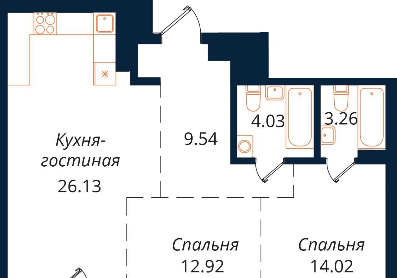 квартира г Иркутск р-н Октябрьский ул Юрия Левитанского фото 1