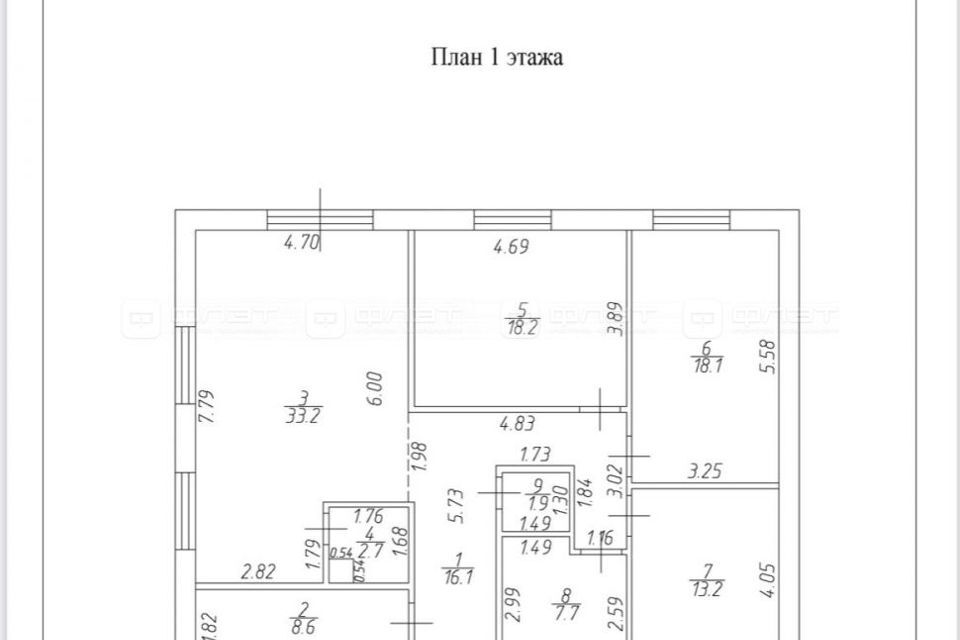 дом р-н Высокогорский п Дачное Республика Татарстан Татарстан, некоммерческое партнёрство Зимняя Горка-2, 8-я аллея, Лаишевский район фото 10