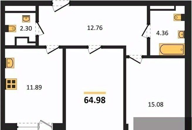 квартира г Воронеж р-н Центральный ул Ломоносова 116/1 фото 1