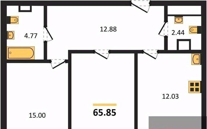 квартира г Воронеж р-н Центральный ул Ломоносова 116/1 фото 1