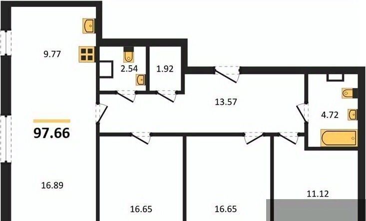квартира г Воронеж р-н Центральный ул Ломоносова 116/1 фото 1
