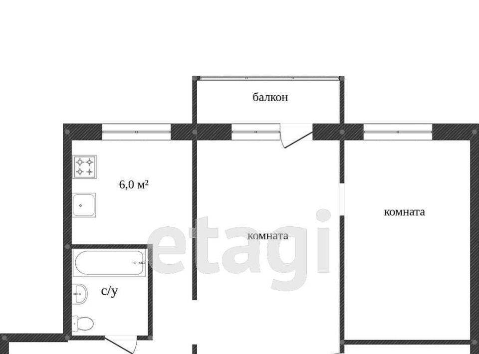 квартира г Кострома ул Катушечная 76 фото 2