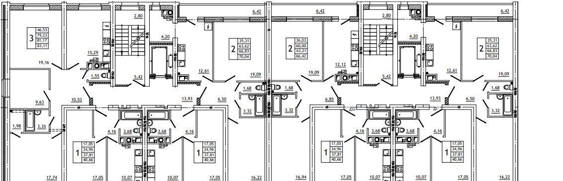 квартира р-н Смоленский д Алтуховка стр. 20, блок-секция 3-4, Смоленск фото 6