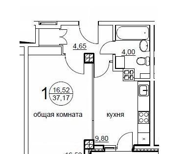 квартира г Тольятти р-н Центральный ул Ленинградская 68 фото 49