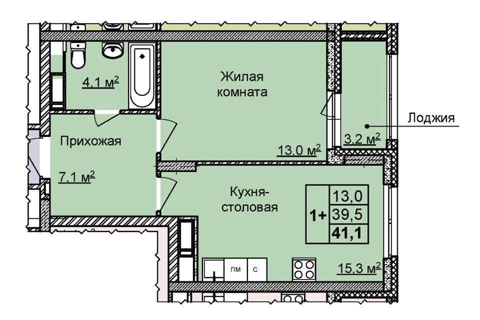 квартира г Нижний Новгород ул Первоцветная 3 Нижний Новгород городской округ фото 1