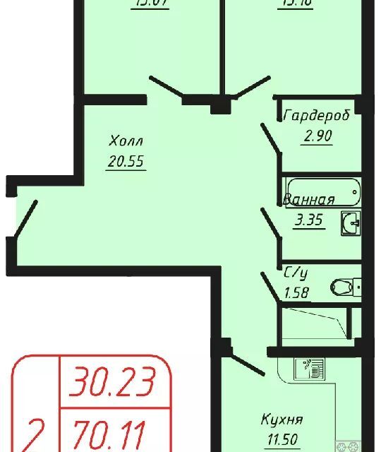 квартира г Кисловодск ул Фоменко 2-я линия 54 Кисловодск городской округ фото 1