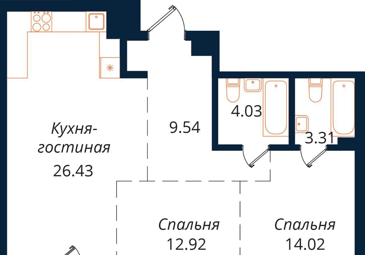 квартира г Иркутск р-н Октябрьский ул Байкальская 246б фото 1