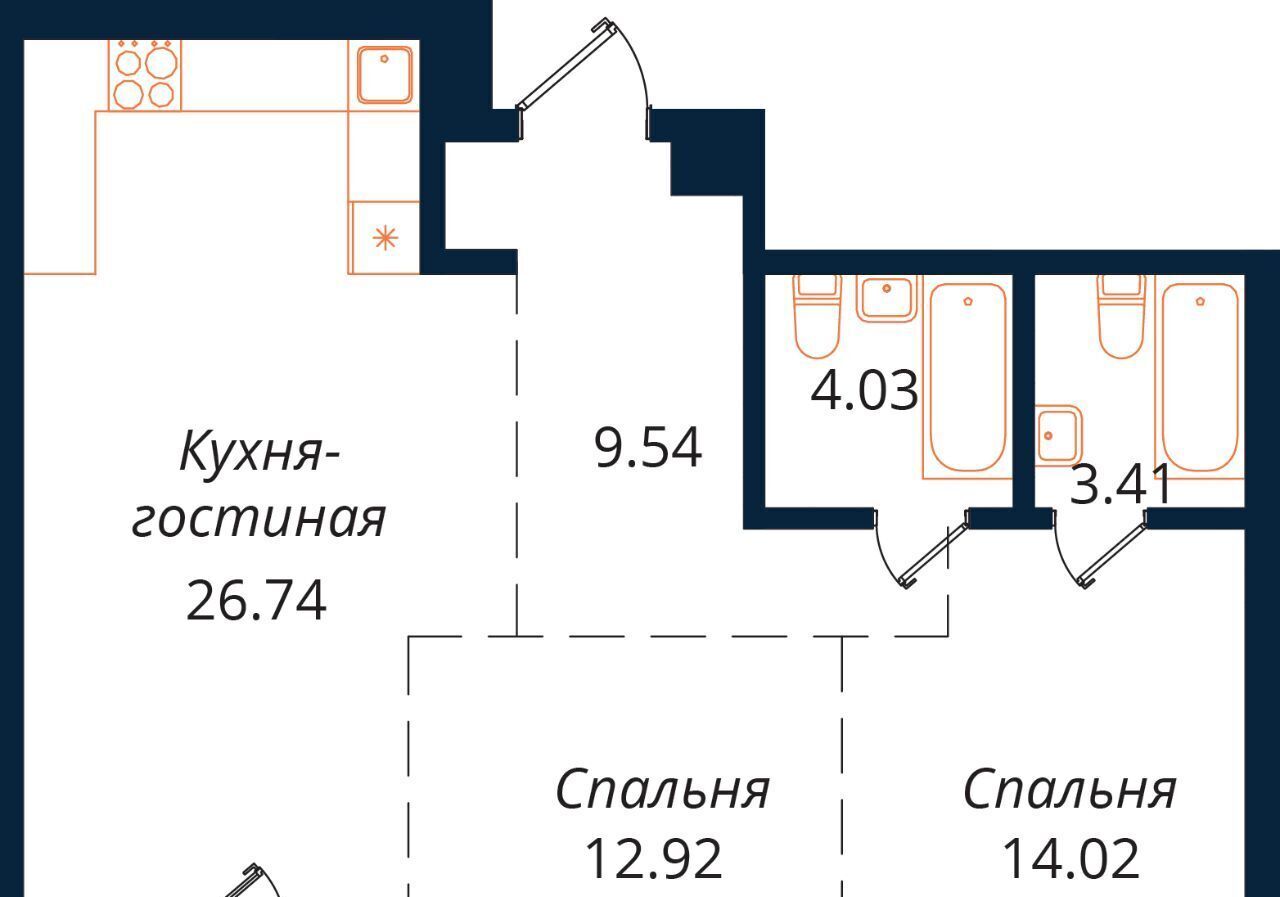 квартира г Иркутск р-н Октябрьский ул Байкальская 246б фото 1