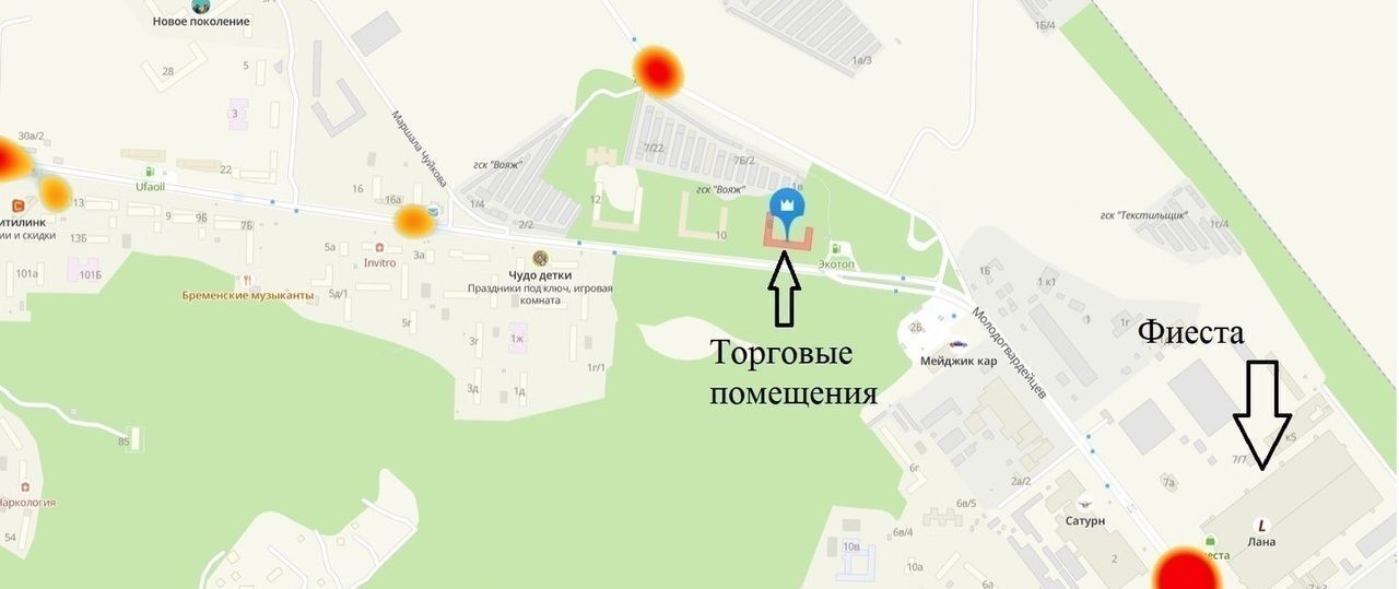 торговое помещение г Челябинск р-н Курчатовский пр-кт Краснопольский 12 фото 2