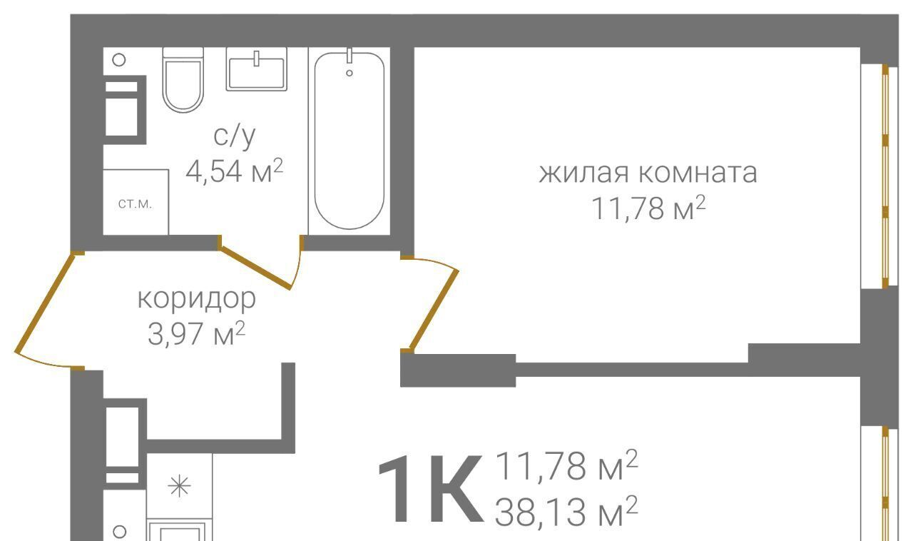 квартира г Нижний Новгород Горьковская ш Казанское фото 2