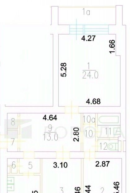 квартира г Москва метро Смоленская пер Сивцев Вражек 33 фото 2